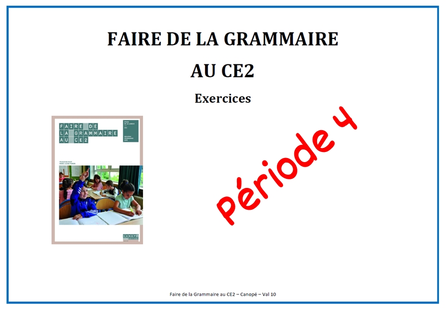 PICOT grammaire - Chez Val 10