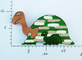Puzzle Tortue  Turtle bois wood enfant child toy jouet