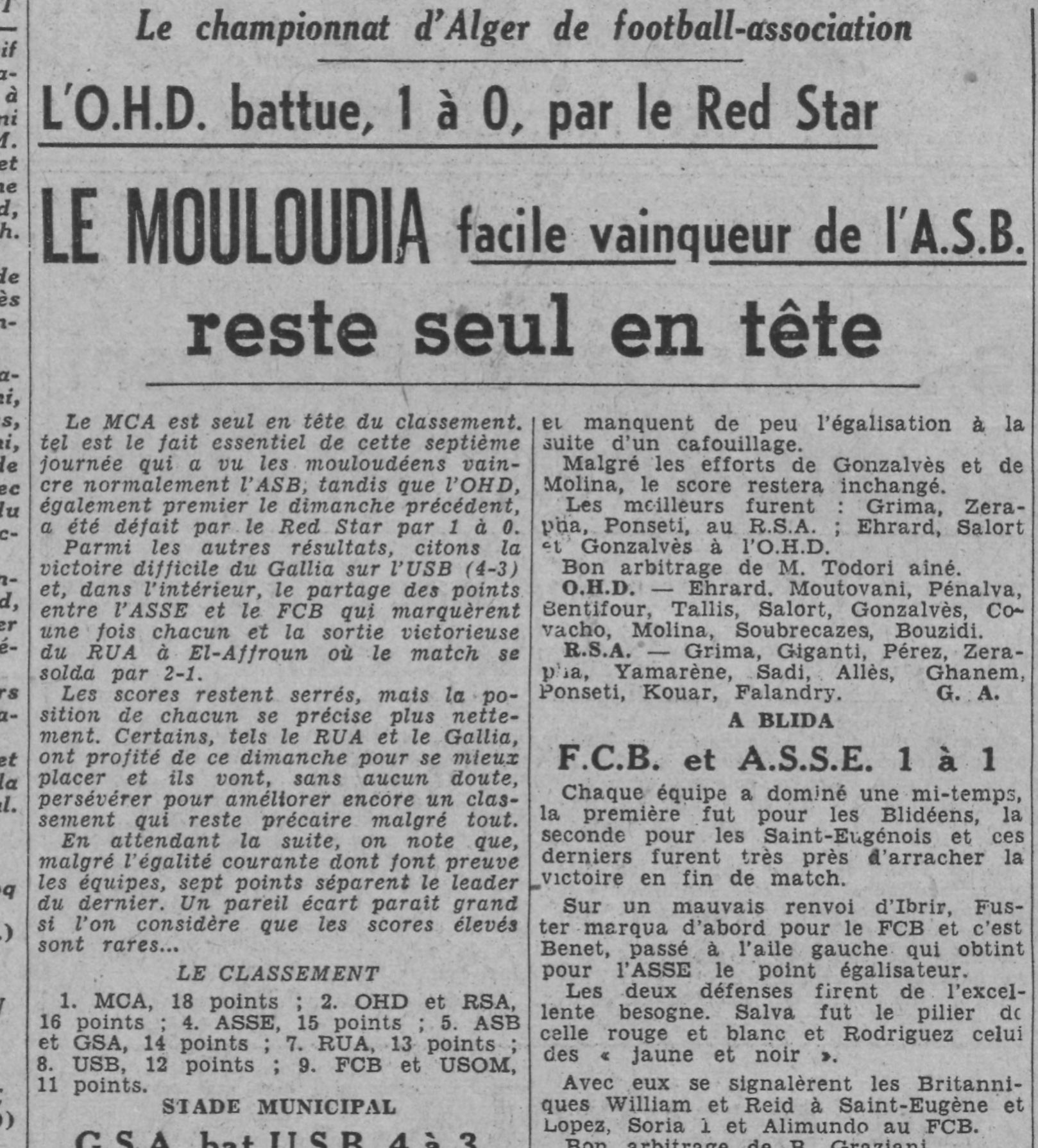 Dim 16.1.1944 au Municipal MCA-ASB 2-0