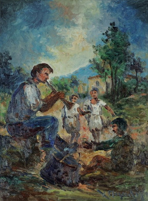 La musique grecque en peinture