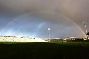 season rainbow soccer stadium rainbow