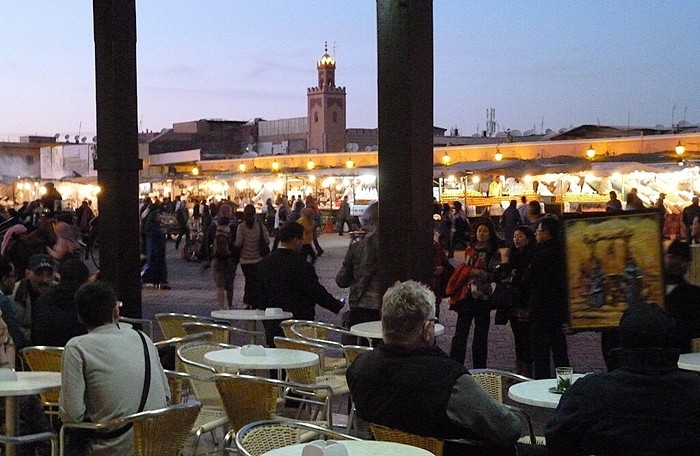 Jemaa El - Fna , le restaurant de plein air 