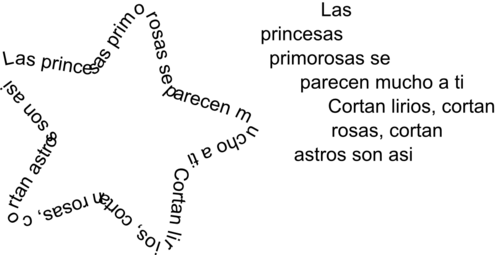 Ejemplo de realizacion de un caligrama con Inkscape