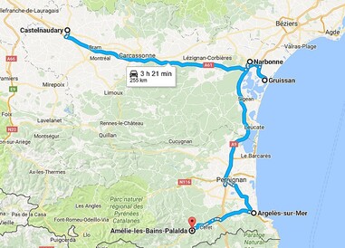 01 - 03 octobre 2016 - NARBONNE - GRUISSAN - ARGELES - dernière étape