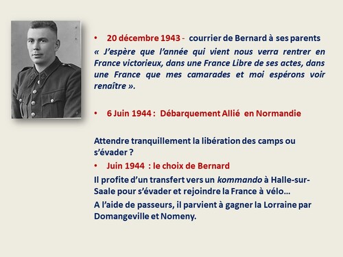 CNRD 2019 : témoignage sur Bernard SAVARY (BIM, 1ère DFL) auprès d'élèves de 3e de l'établissement professionnel Jeanne d'Arc au Havre