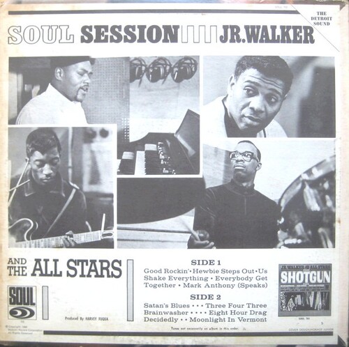 Jr. Walker & The All Stars : Album " Soul Session " Soul Records SS 702 [ US ]