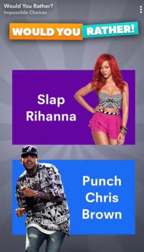 Rihanna très en colère contre Snapchat
