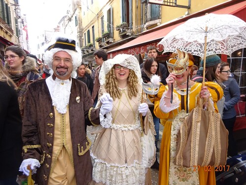 Carnaval de Venise avec Nadine