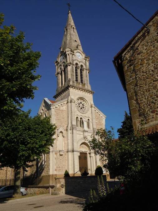 Église saint-blaise à Marsaz, site du patrimoine de la Drôme