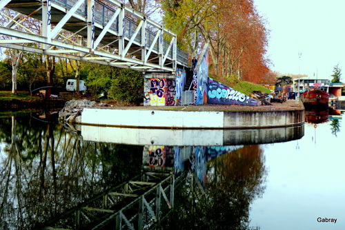 Canal du Midi : port de Ramonville en 31