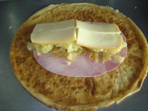 Des Crêpes façon Raclette