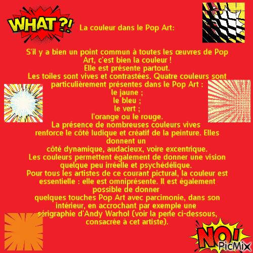 Dessin et peinture - vidéo 3857 : La couleur dans le pop-art - acrylique, huile.