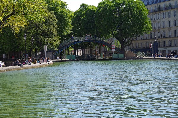 Canal Saint Martin.Paris.