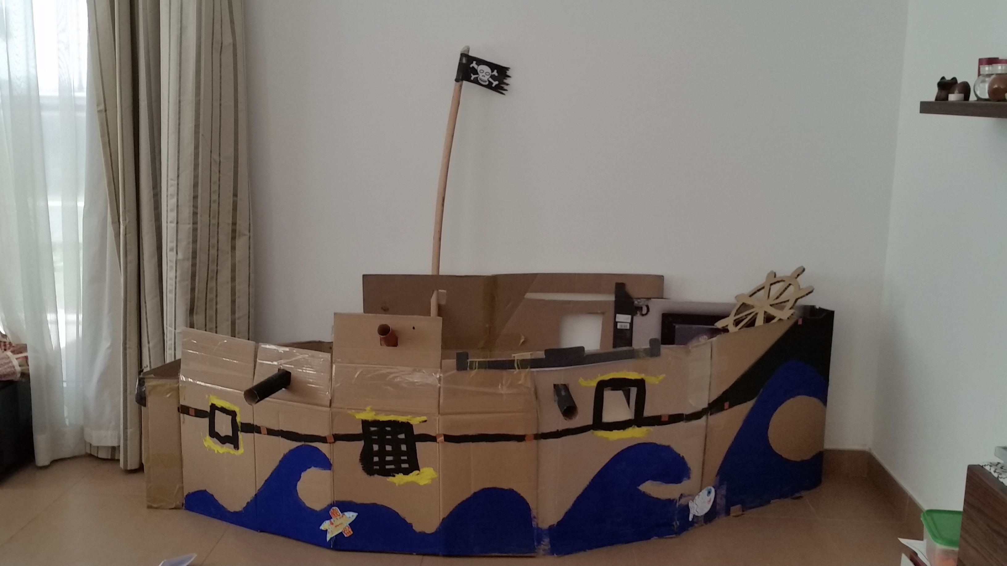 Notre bateau Pirate - mesptitsgrains