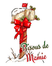 Noël - Boite aux lettres et Fille sapin - Claudette***