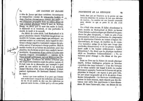 Arthur Kostler les racines du hasard  pages 114 à 125