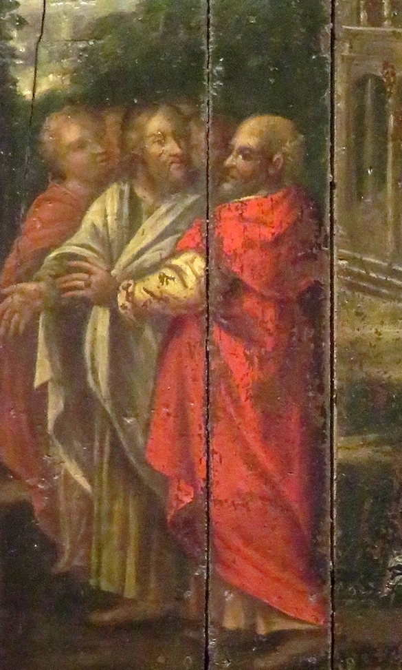 La porte peinte du couvent des carmélites de Châtillon sur Seine