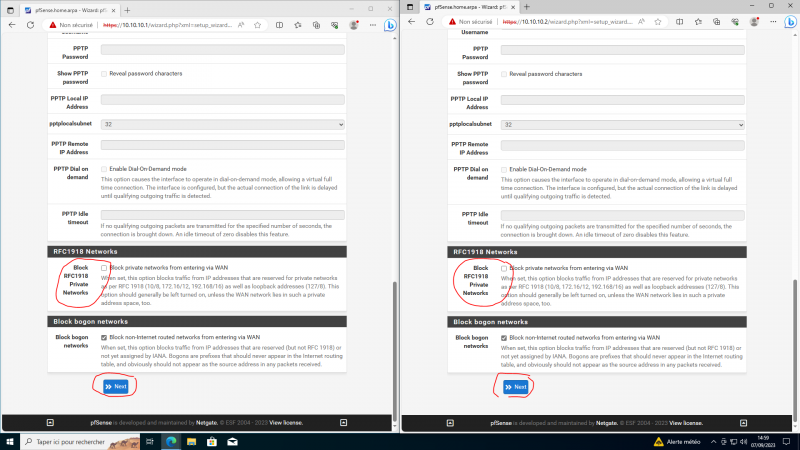 Cluster de Pfsense (VIP CARP)
