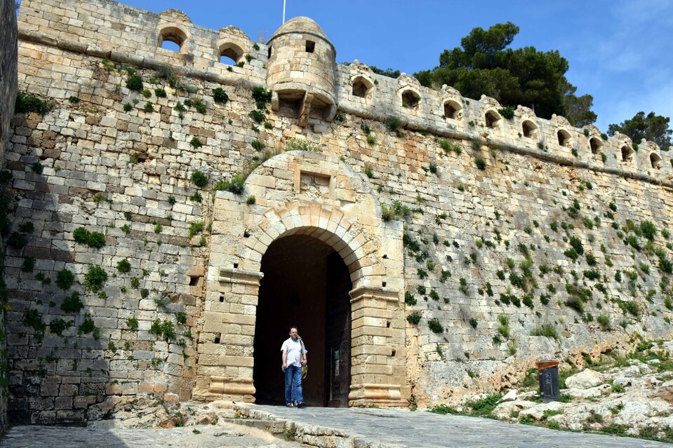 Crête - Rethymno - L'entrée de la forteresse vénitienne