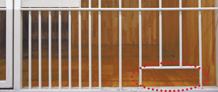 Un homme s’est évadé d’une prison en passant par une fente de 15 cm de hauteur et 45 cm de largeur !