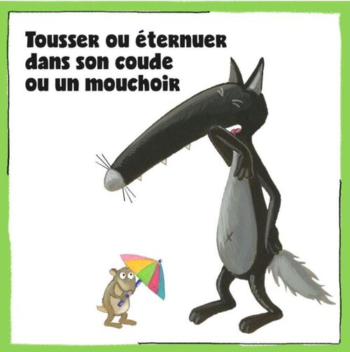 Rappel des règles sanitaires par P'tit Loup