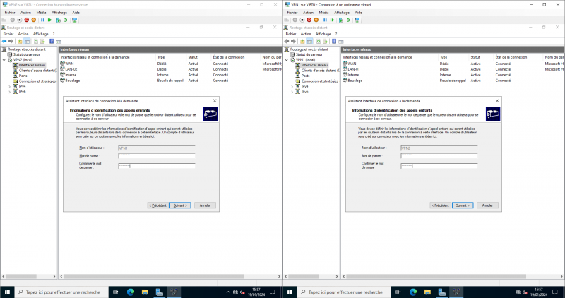 Configurer un VPN L2TP/IPsec de site à site sur Windows Serveur 2022