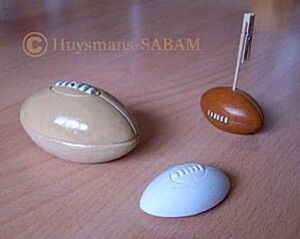 moules ballons de rugby: semi-relief et ronde-bosse - Arts et sculpture: sculpteur designer