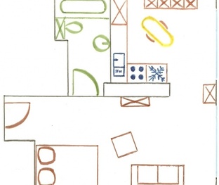 Plan de l'appartement