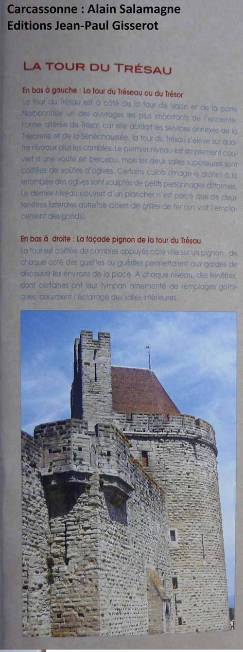 La Tour du Tréseau (trésau) ou Tour du Trésor, Alain SAlamagne. (Aux Editions Jean-Paul Gisserot)