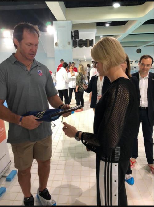 Princesse Charlene et les ateliers de prévention de la noyage