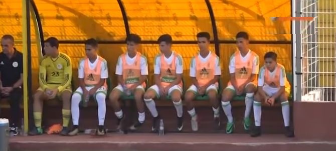 23.7.2018 J.A à Sidi Moussa EN U15-Cameroun 1-1 qualifé pour la 1/2 finale