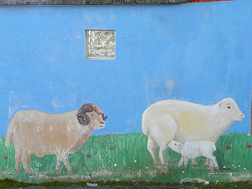 Mur peint Chazey-Bons