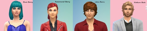 Not so Berry challenge - Sims 4