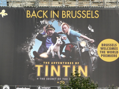 Avant-première mondiale du film "Tintin et le secret de la licorne"