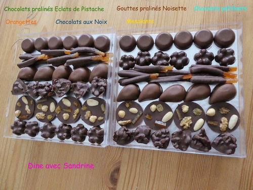 Chocolats Plaisirs aux Noix