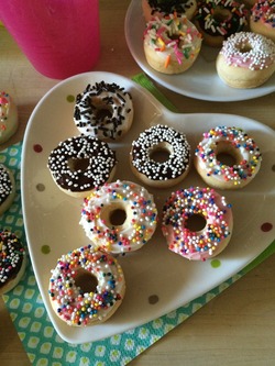 Mini-donuts rigolos