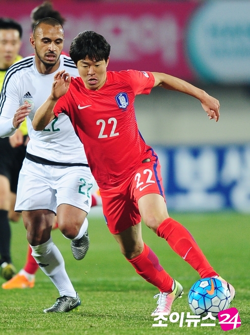 Vendredi 25.3.2016 à Seoul Amical U23 Corée du Sud-EN 2-0