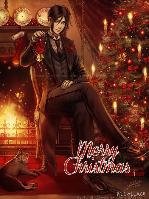 Image de anime, black butler, and christmas