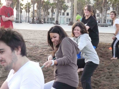 Vendredi après-midi : olympiades sur la plage