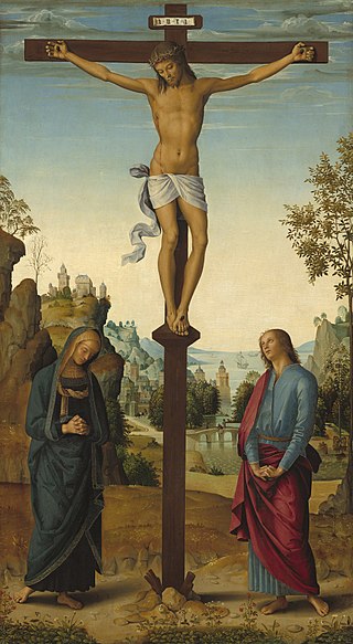 Crucifixion par le Pérugin.