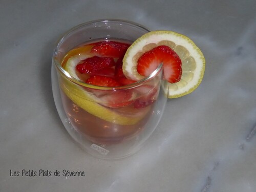 Detox : citron fraises