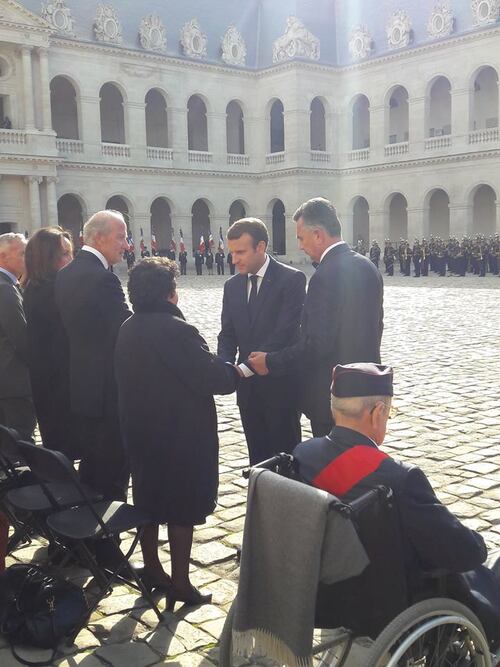 * 22 septembre - Cérémonie des obsèques du Colonel MOORE aux Invalides