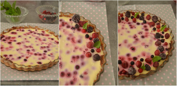 Tarte CheeseCake {aux fruits rouges}