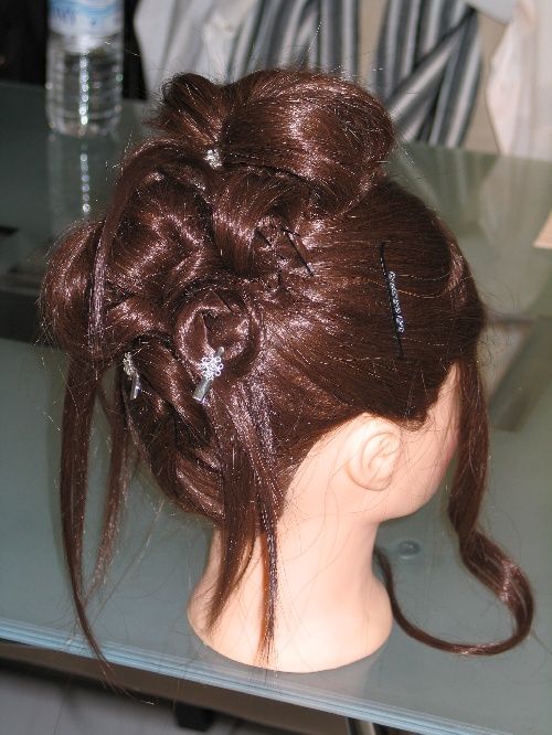 Chignons Boucles Avec Meches Raides Blog De Sariliz