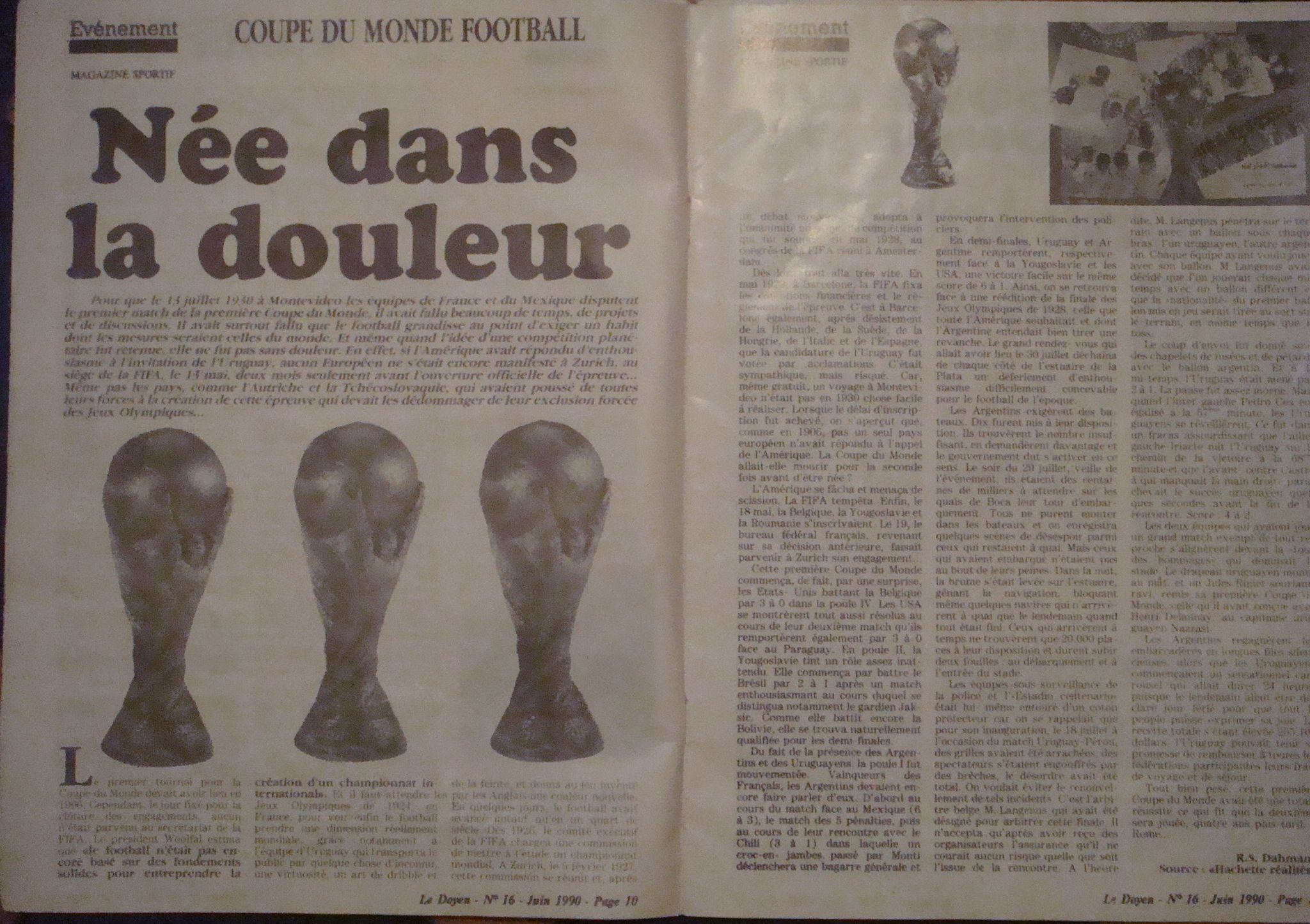 N° 16  Juin 1990