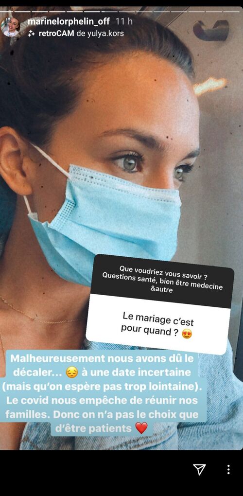 Marine Lorphelin contrainte de repousser son mariage