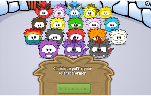 Guide fête des puffles