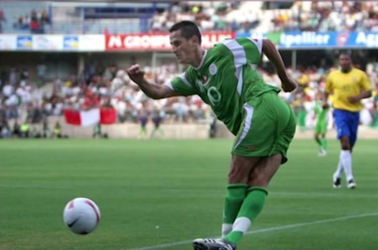 le Mercredi 22 août 2007  au stade de la Mosson, Montpellier Brésil - Algérie 2-0