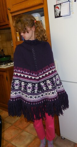 Un poncho pour ma petite fille.