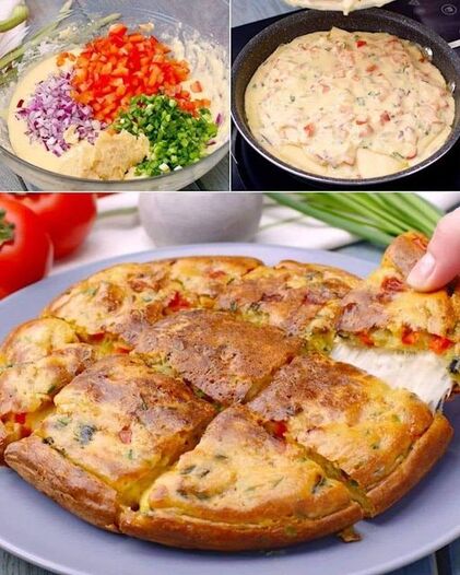 Peut être une image de tourte, omelette et hachis parmentier